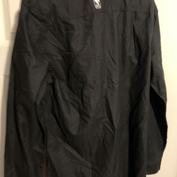 Toronto Raptors NBA Frank+Oak Black Button Down Long Sleeve Shirt Size M - Picture 5 of 6